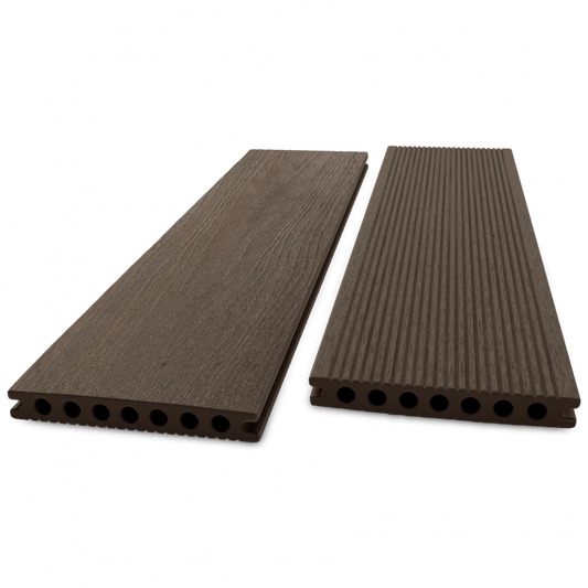 Dark Oak Composite Decking Boards