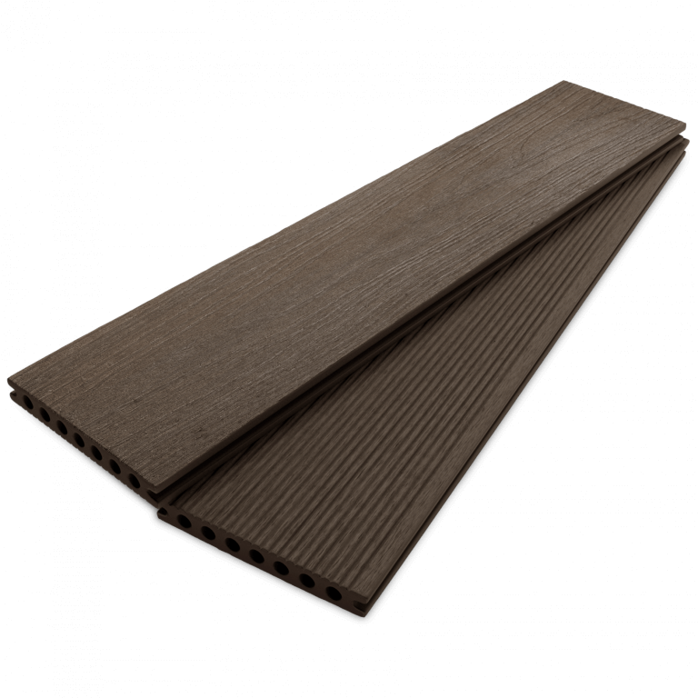 Dark Oak Colour Composite Decking Boards