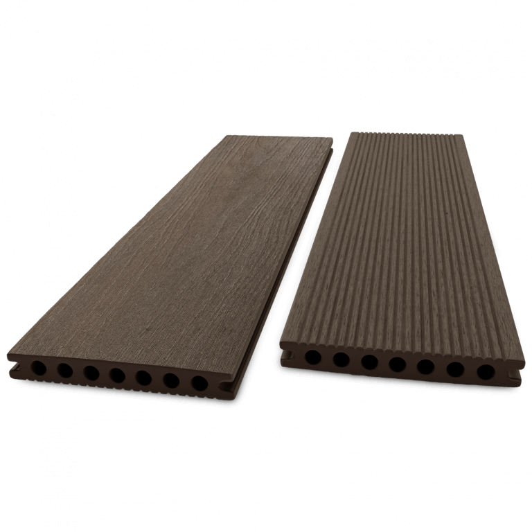 Dark Oak Composite Decking Boards